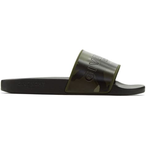 givenchy camouflage slides|givenchy sandals size 35.